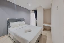 Bedroom Minimalist and Simply 1BR at Patraland Amarta Apartment By Travelio