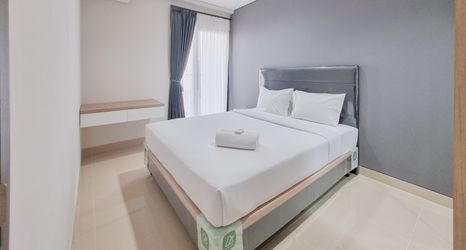 臥室 2 Well Furnished and Nice 1BR at Patraland Amarta Apartment By Travelio