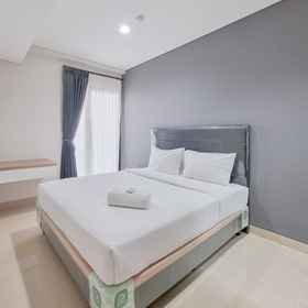 Bedroom 1 Well Furnished and Nice 1BR at Patraland Amarta Apartment By Travelio, Warung Bu Trimah Hotels