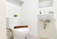 In-room Bathroom 4 New Furnished and Tidy Studio Apartment Meikarta By Travelio