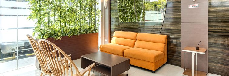 大堂 Max Hotel Panakkukang Makassar By LIFE