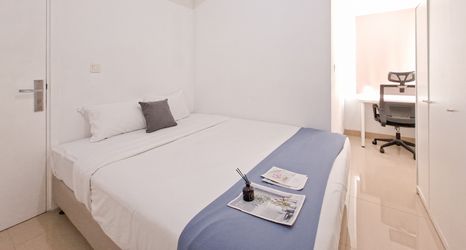Bilik Tidur 2 Simply Look 2BR Poris 88 Apartment By Travelio