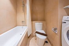 In-room Bathroom Great Choice 2BR Apartment at Branz BSD City By Travelio