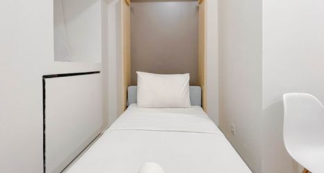 臥室 2 Compact and Good Studio (No Kitchen) Bandaraya - Tallasa City Makassar Apartment near UNHAS By Travelio