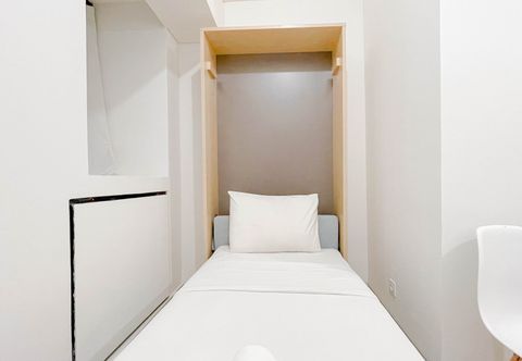 Bedroom Simple Neutral Studio (No Kitchen) Bandaraya - Tallasa City Makassar Apartment By Travelio