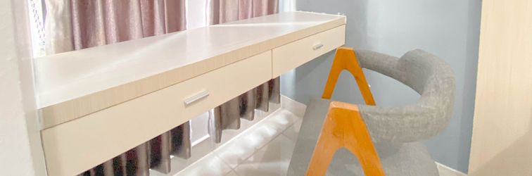 大廳 Warm Neutral and Cozy 1BR without Living Room at The Alton Apartment By Travelio