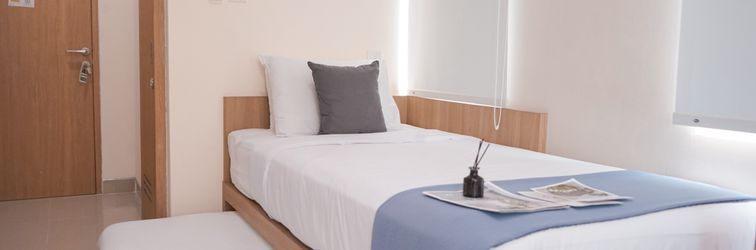 外部的 Best Furnished Studio (No Kitchen) at B Residence Apartment By Travelio