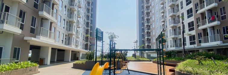 로비 Simple Style Studio (No Kitchen) at Tokyo Riverside PIK 2 Apartment By Travelio