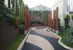 Lobby 4 Modern Studio at Landmark Residence Bandung Apartment By Travelio