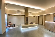 Lobby Soft Minimalist Studio Room at Apartment Meikarta By Travelio