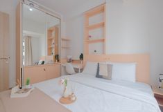 Bedroom 3 Minimalist Scandinavian 1BR Apartment at Tokyo Riverside PIK 2 By Travelio