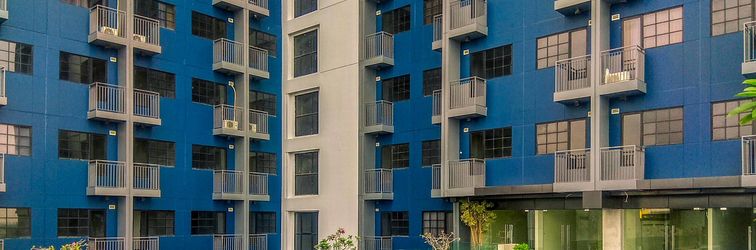 Lobby Peach Tone Studio at Apartment Evenciio Margonda By Travelio