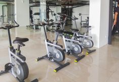 Fitness Center 7 Modern and Homey 2BR at Patraland Urbano Apartment By Travelio