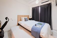 臥室 Studio near Mall at Apartment Sky House BSD By Travelio