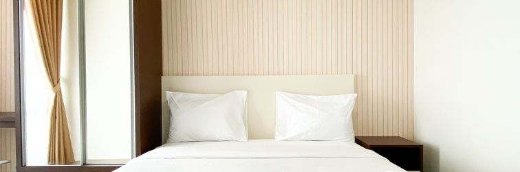 Lobi Nice and Homey Studio at LRT City Bekasi Apartment By Travelio