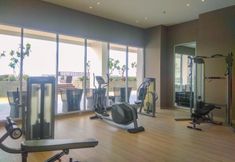 Fitness Center 7 Cozy and Functional Studio at Apartment Vasanta Innopark By Travelio