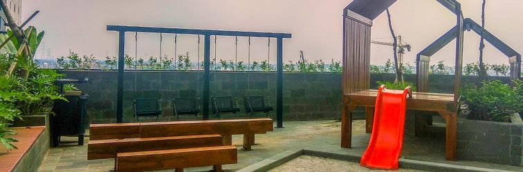 Lobby Cozy Look Studio at Apartment LRT City Bekasi By Travelio