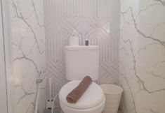 In-room Bathroom 6 Studio near Bandung Trade Mall at Apartment Gateway Ahmad Yani Cicadas By Travelio