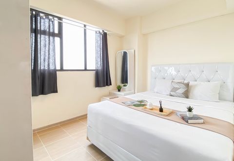 Exterior Simple and Bright 3BR at Apartment Meikarta By Travelio