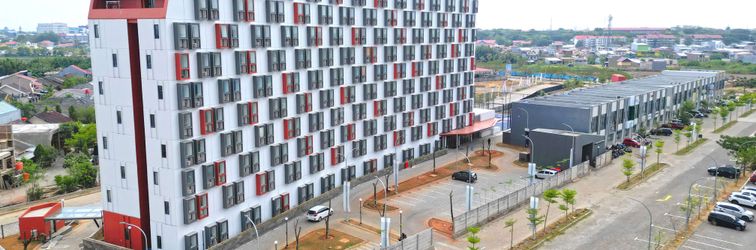 大廳 White Style Studio (No Kitchen) Bandaraya - Tallasa City Makassar Apartment By Travelio