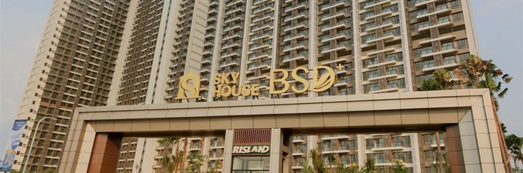 Sảnh chờ Studio near AEON Mall at Apartment Sky House BSD By Travelio