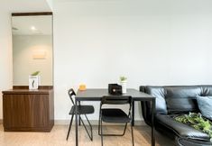 Common Space 5 Monochrome Style 1BR at Apartment Branz BSD City By Travelio