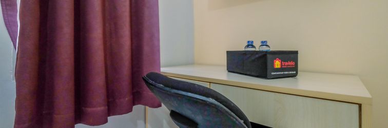 ล็อบบี้ Cozy Living and Simple Studio at Dramaga Tower Apartment By Travelio