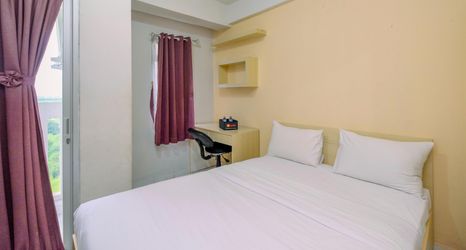 ห้องนอน 2 Cozy Living and Simple Studio at Dramaga Tower Apartment By Travelio
