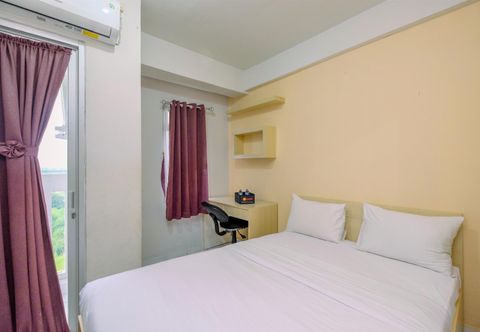 ห้องนอน Cozy Living and Simple Studio at Dramaga Tower Apartment By Travelio