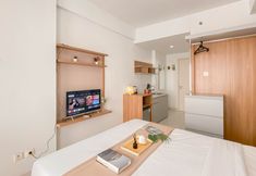 Bedroom 3 Standard Look Studio Apartment at Patraland Urbano By Travelio