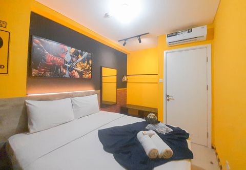 ห้องนอน Urban Minimalist 1BR Apartment Parahyangan Residence near ITB By Travelio