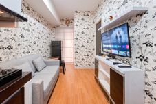 Common Space Simple 2BR near Cisauk Station at Serpong Garden Apartment By Travelio