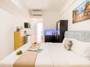 Bedroom 4 Tidy and Basic Studio near Station at Margonda Residence 2 Apartment By Travelio