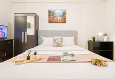 Bedroom 2 Tidy and Basic Studio near Station at Margonda Residence 2 Apartment By Travelio