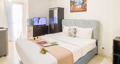 Exterior 2 Tidy and Basic Studio near Station at Margonda Residence 2 Apartment By Travelio