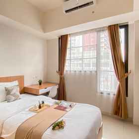 Exterior / Building 1 Cream Tone and Nice Studio at Evenciio Margonda Apartment By Travelio, AULA YONIF 201 JAYA YUDHA Hotels