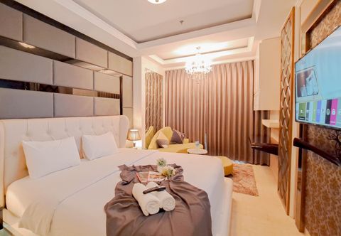 臥室 Warm Studio at Apartment Art Deco By Travelio