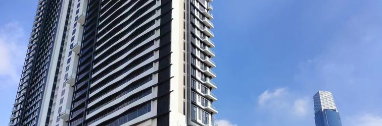 外部的 Cozy Oasis near Ikea TRX Mall King Size Bed 100mb