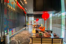 Lobby Comfy and Good Studio at Collins Boulevard Apartment By Travelio