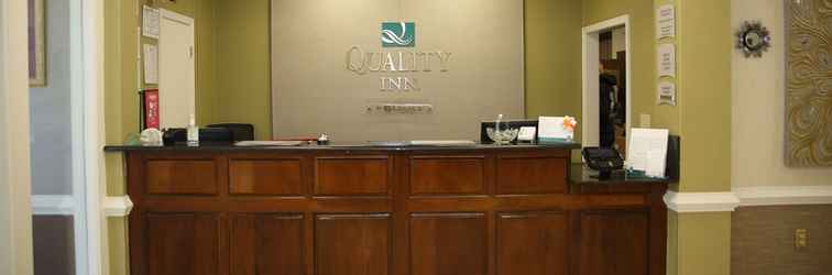 Lobby Quality Inn Fayetteville near Historic Downtown Square