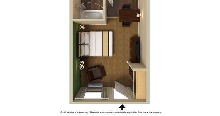 Bedroom Extended Stay America Suites Durham University Ivy Creek Blv