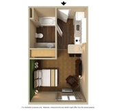 Bedroom 7 Extended Stay America Suites Las Vegas Midtown