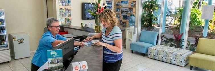 Lobby The Beach Motel Hervey Bay