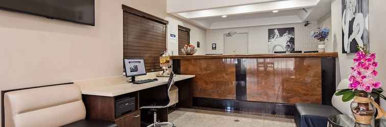 Lobi Bestwestern Hollywood Plaza Inn Hotel - Hollywood Walk of Fame LA