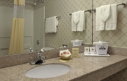 In-room Bathroom 5 Days Inn by Wyndham Newport News City Center Oyster Point