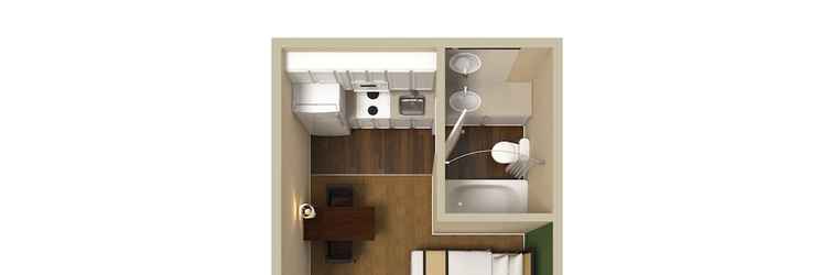 ห้องนอน Extended Stay America Suites Seattle Tukwila