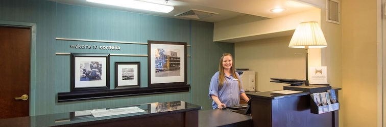 Lobby Hampton Inn Cornelia