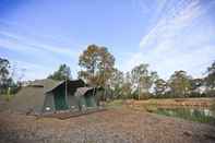 Exterior Billabong Camp at Taronga Western Plains