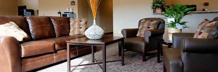 Lobby Cobblestone Inn & Suites - Denison - Oak Ridge