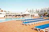 Swimming Pool Blue Sea Lanzarote Palm